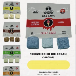 Gas Gang Freeze Dried Ice Cream 1000mg